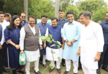 Nitin Nabin Plants Sapling At NDMC Event On World Environment Day