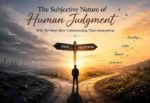 Subjective Nature Of Human Judgment: Why We Need More Understanding Than Assumptions?
